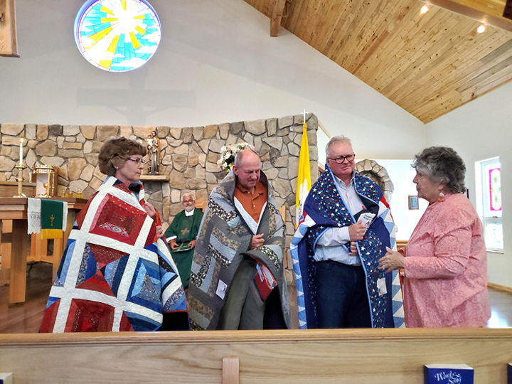 Veterans receive quilts in Fairplay